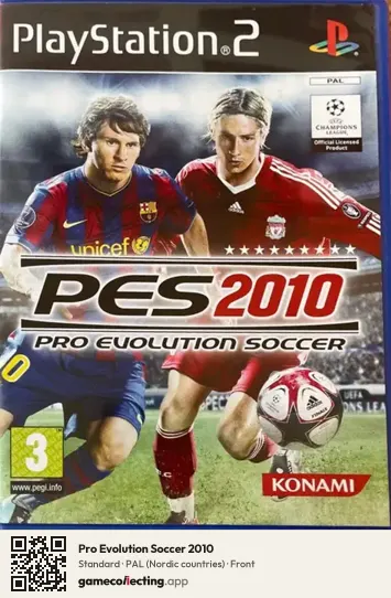 Pro Evolution Soccer 2010 PlayStation 2, Nordic countries box front