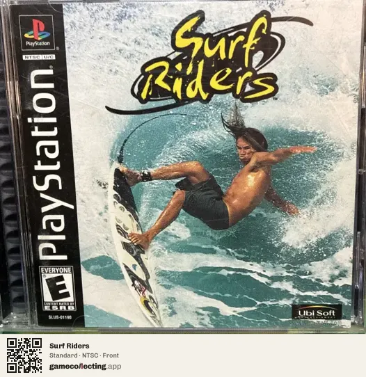 Surf Riders PlayStation, NTSC box front
