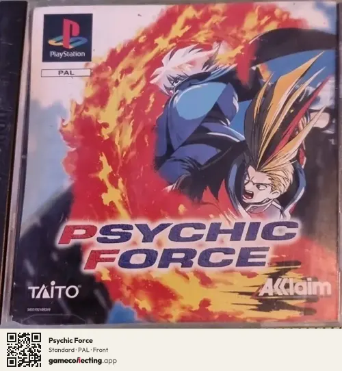 Psychic Force PlayStation, PAL box front