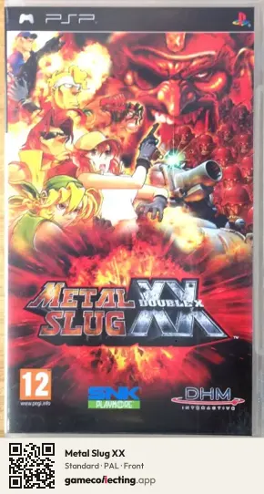 Metal Slug XX PlayStation Portable, PAL box front