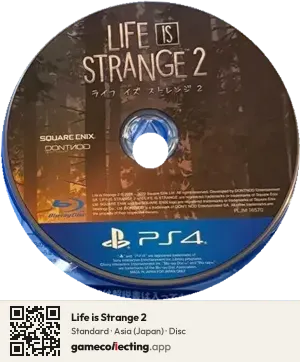 Life is Strange 2 PlayStation 4, Asia disc