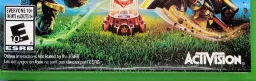 Skylanders: Imaginators, the ESRB box on its front