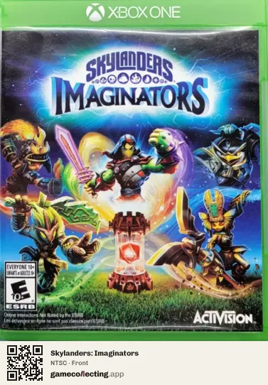 Skylanders: Imaginators Xbox One, NTSC box front