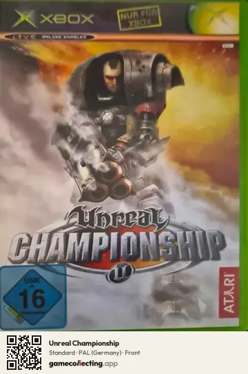 Unreal Championship Xbox, Germany box front