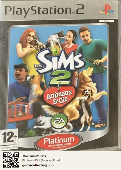 The Sims 2: Pets PlayStation 2, France box front