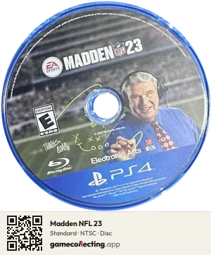 Madden NFL 23 PlayStation 4, NTSC disc
