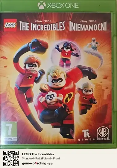 LEGO The Incredibles Xbox One, Poland box front