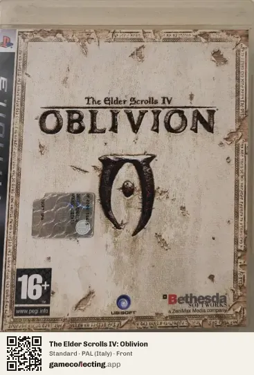 The Elder Scrolls IV: Oblivion PlayStation 3, Italy box front