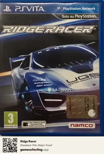 Ridge Racer PlayStation Vita, Italy box front