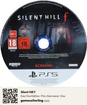 Silent Hill f PlayStation 5, PAL disc