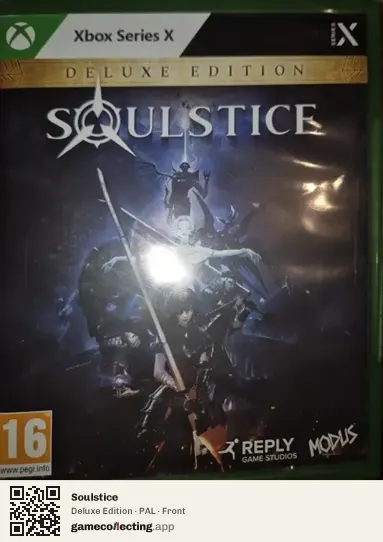 Soulstice Xbox Series X, PAL box front