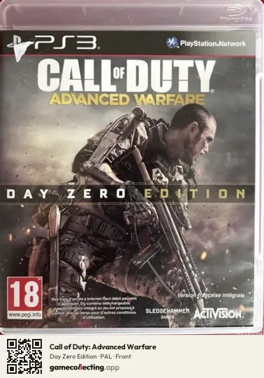 Call of Duty: Advanced Warfare PlayStation 3, PAL box front