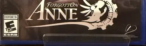 Forgotton Anne, the ESRB box on its front