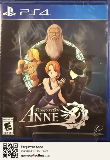 Forgotton Anne PlayStation 4, NTSC box front