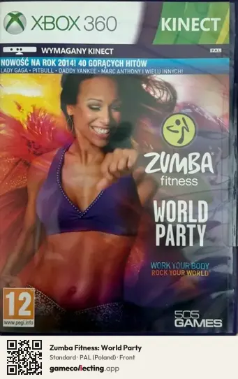 Zumba Fitness: World Party Xbox 360, Poland box front