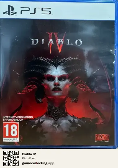 Diablo IV PlayStation 5, PAL box front