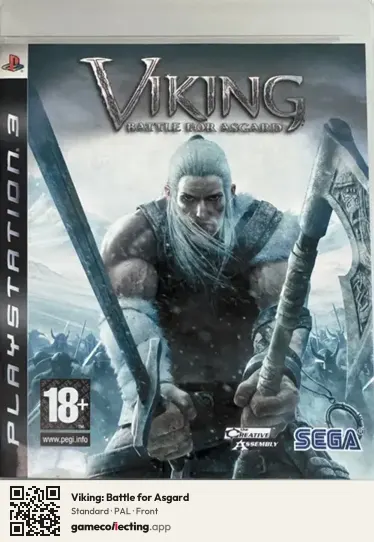 Viking: Battle for Asgard PlayStation 3, PAL box front