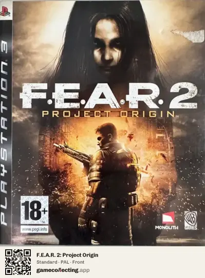 F.E.A.R. 2: Project Origin PlayStation 3, PAL box front