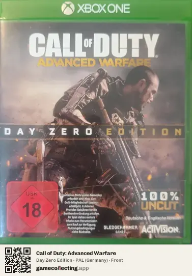 Call of Duty: Advanced Warfare Xbox One, Germany box front
