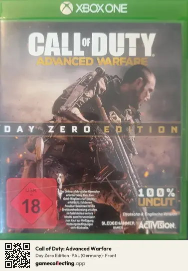 Call of Duty: Advanced Warfare Xbox One, Germany box front