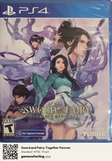 Sword and Fairy: Together Forever PlayStation 4, NTSC box front