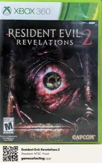 Resident Evil: Revelations 2 Xbox 360, NTSC box front