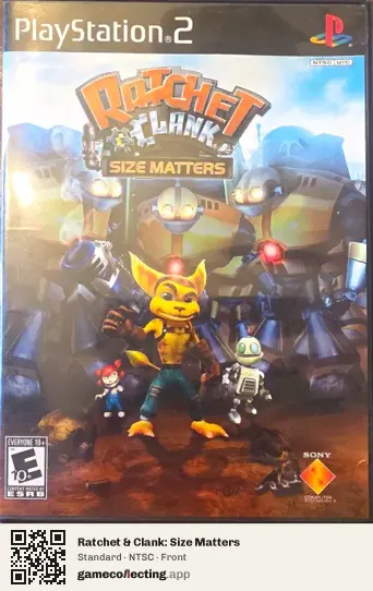 Ratchet & Clank: Size Matters PlayStation 2, NTSC box front