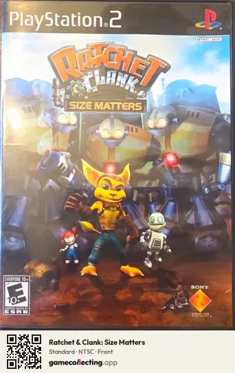 Ratchet & Clank: Size Matters PlayStation 2, NTSC box front