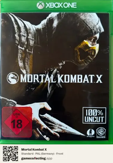 Mortal Kombat X Xbox One, Germany box front