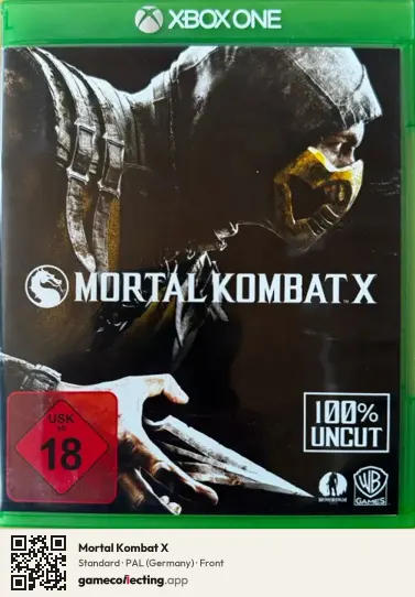 Mortal Kombat X Xbox One, Germany box front