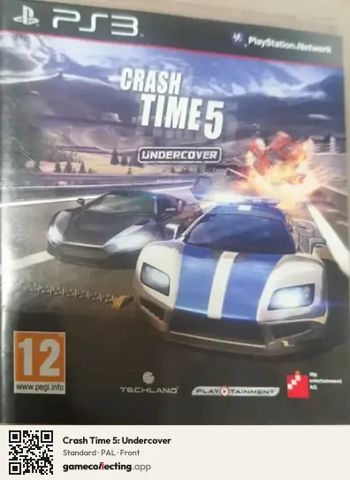 Crash Time 5: Undercover PlayStation 3, PAL box front