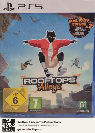 Rooftops & Alleys: The Parkour Game PlayStation 5, Germany box front
