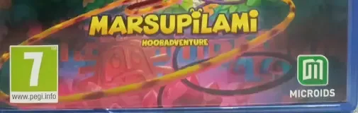 Marsupilami: Hoobadventure, the PEGI square on its front