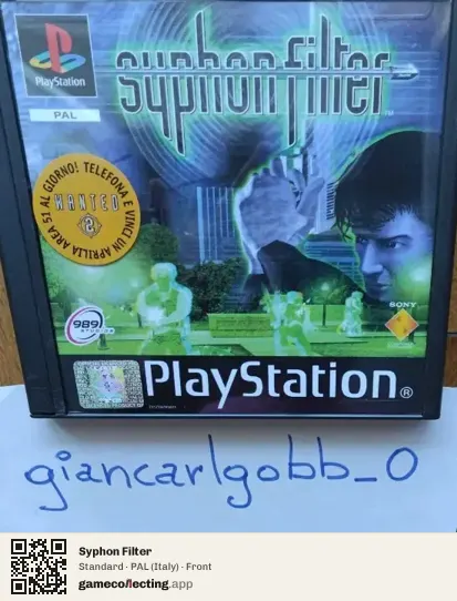 Syphon Filter PlayStation, Italy box front