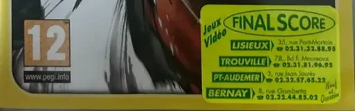 Street Fighter IV, the PEGI square on its front