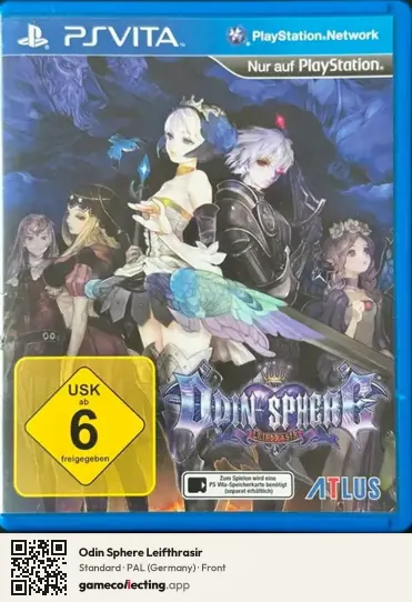 Odin Sphere Leifthrasir PlayStation Vita, Germany box front