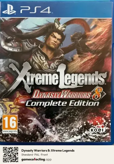 Dynasty Warriors 8: Xtreme Legends PlayStation 4, PAL box front