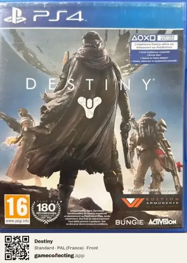 Destiny PlayStation 4, France box front