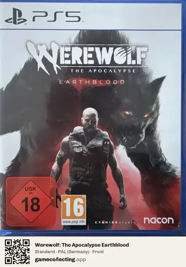 Werewolf: The Apocalypse Earthblood PlayStation 5, Germany box front