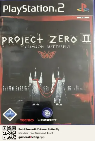 Fatal Frame II: Crimson Butterfly PlayStation 2, Germany box front