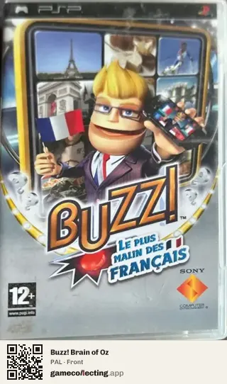 Buzz! Brain of Oz PlayStation Portable, PAL box front