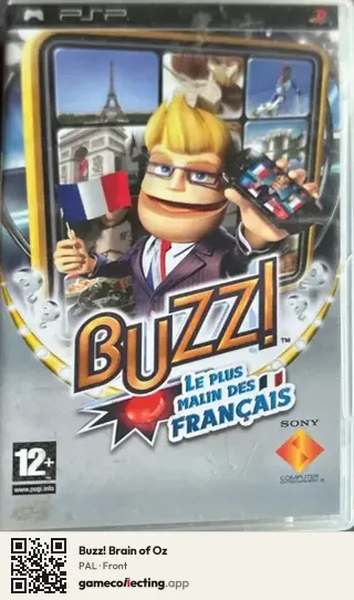 Buzz! Brain of Oz PlayStation Portable, PAL box front