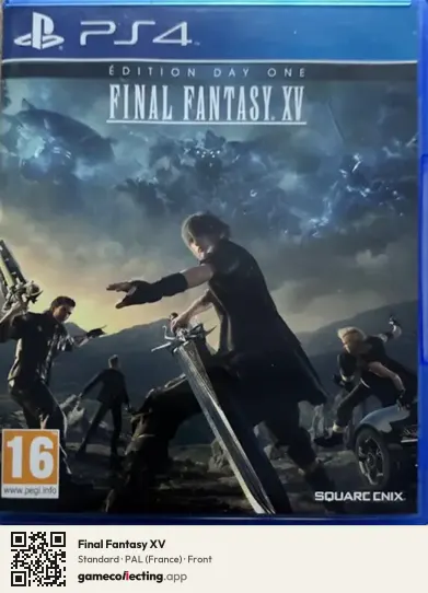 Final Fantasy XV PlayStation 4, France box front