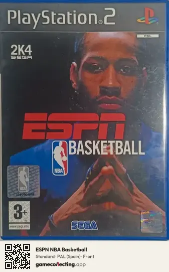ESPN NBA Basketball PlayStation 2, Spain box front