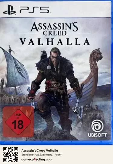 Assassin's Creed Valhalla PlayStation 5, Germany box front