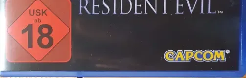 Resident Evil 6, the USK square on its front