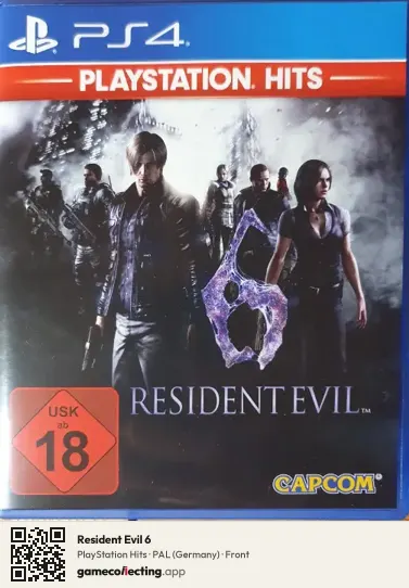 Resident Evil 6 PlayStation 4, Germany box front