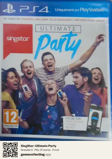 SingStar: Ultimate Party PlayStation 4, France box front