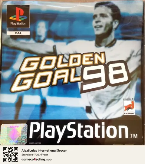 Alexi Lalas International Soccer PlayStation, PAL box front