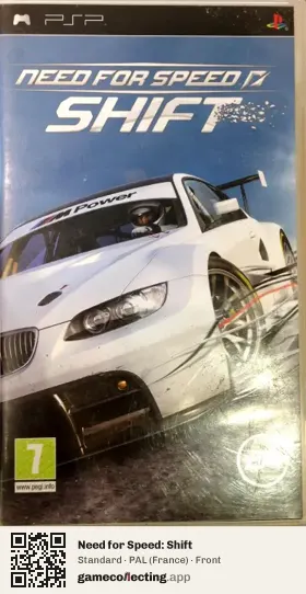 Need for Speed: Shift PlayStation Portable, France box front